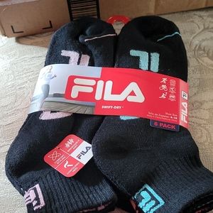 Fila Athletic Socks 6pk NWT